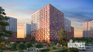 2-к квартира, строящийся дом, 55м2, 13/18 этаж