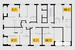 Студия квартира, строящийся дом, 27м2, 15/17 этаж