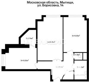 2-к квартира, вторичка, 71м2, 18/25 этаж