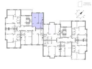 1-к квартира, вторичка, 53м2, 1/4 этаж