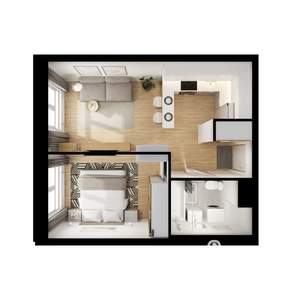 1-к квартира, вторичка, 34м2, 6/24 этаж