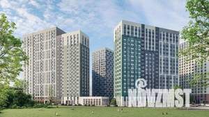 2-к квартира, строящийся дом, 39м2, 17/20 этаж