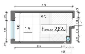 Студия квартира, строящийся дом, 22м2, 10/20 этаж