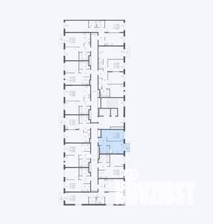 1-к квартира, вторичка, 31м2, 17/17 этаж