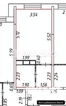 Студия квартира, вторичка, 26м2, 2/9 этаж