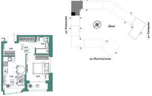 2-к квартира, вторичка, 38м2, 16/25 этаж