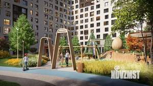1-к квартира, строящийся дом, 34м2, 21/25 этаж