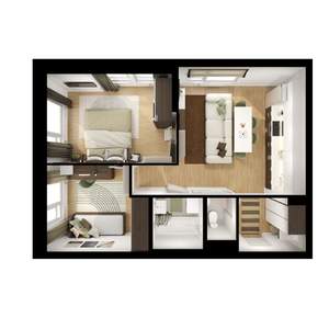 2-к квартира, вторичка, 52м2, 15/25 этаж