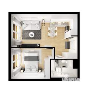 1-к квартира, вторичка, 36м2, 7/24 этаж