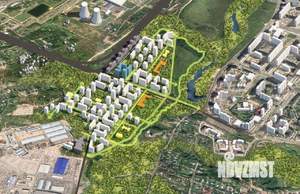 2-к квартира, строящийся дом, 70м2, 19/23 этаж