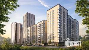 2-к квартира, строящийся дом, 59м2, 6/24 этаж