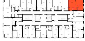 2-к квартира, вторичка, 51м2, 22/24 этаж