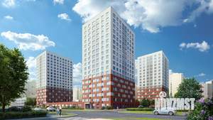 1-к квартира, строящийся дом, 44м2, 12/17 этаж