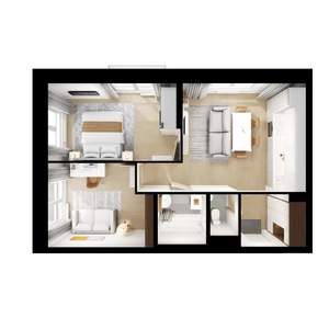 2-к квартира, вторичка, 52м2, 3/25 этаж