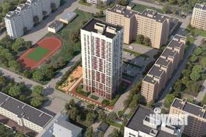 1-к квартира, строящийся дом, 35м2, 15/22 этаж