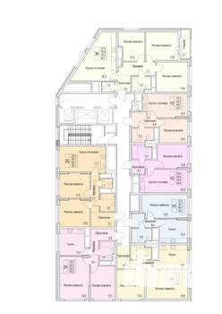 3-к квартира, строящийся дом, 78м2, 22/23 этаж