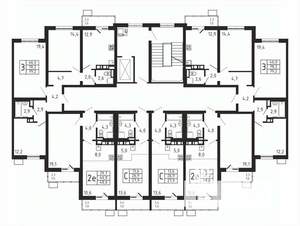 3-к квартира, вторичка, 79м2, 4/9 этаж