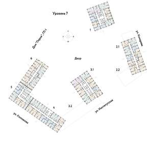 2-к квартира, вторичка, 67м2, 7/25 этаж