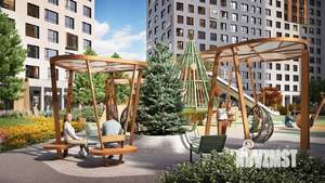 2-к квартира, строящийся дом, 45м2, 2/25 этаж