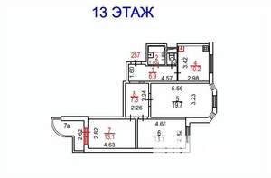 3-к квартира, вторичка, 75м2, 13/17 этаж