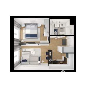 1-к квартира, вторичка, 34м2, 8/24 этаж