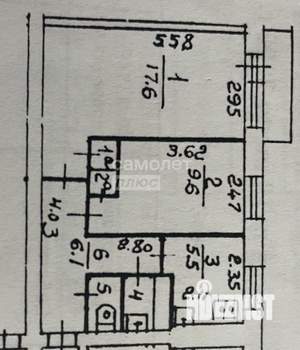 2-к квартира, вторичка, 44м2, 2/5 этаж