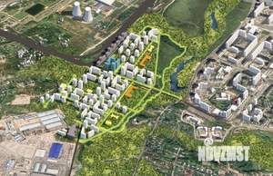 2-к квартира, строящийся дом, 61м2, 14/20 этаж
