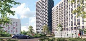 2-к квартира, строящийся дом, 42м2, 11/23 этаж