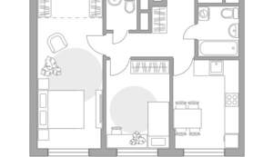 2-к квартира, вторичка, 55м2, 6/6 этаж