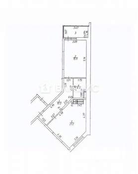 2-к квартира, вторичка, 58м2, 13/25 этаж
