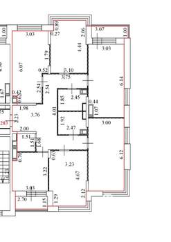 4-к квартира, вторичка, 121м2, 17/18 этаж