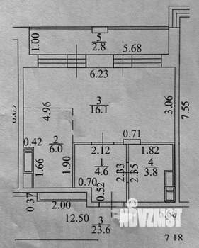 1-к квартира, вторичка, 33м2, 9/18 этаж