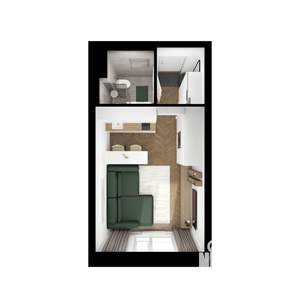 Студия квартира, вторичка, 21м2, 16/24 этаж