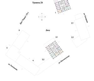 2-к квартира, вторичка, 73м2, 24/6 этаж