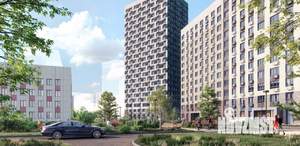 1-к квартира, строящийся дом, 44м2, 3/12 этаж
