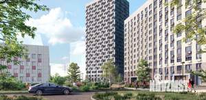 2-к квартира, строящийся дом, 65м2, 22/23 этаж