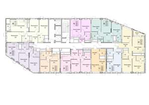 2-к квартира, строящийся дом, 55м2, 10/23 этаж