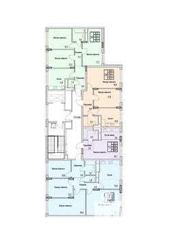 2-к квартира, строящийся дом, 52м2, 4/22 этаж