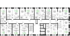 2-к квартира, вторичка, 51м2, 23/25 этаж