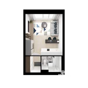Студия квартира, вторичка, 25м2, 7/25 этаж