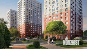 2-к квартира, строящийся дом, 56м2, 5/18 этаж