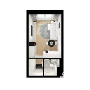 Студия квартира, вторичка, 21м2, 16/24 этаж