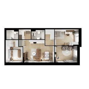 3-к квартира, вторичка, 78м2, 24/25 этаж