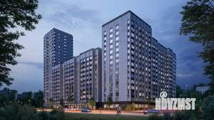 2-к квартира, строящийся дом, 70м2, 24/24 этаж