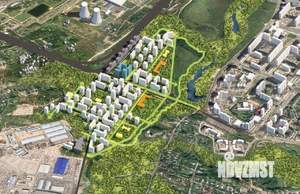 2-к квартира, строящийся дом, 54м2, 2/12 этаж