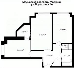 2-к квартира, вторичка, 71м2, 18/25 этаж