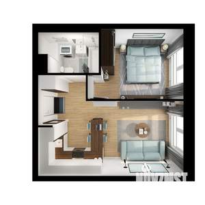 1-к квартира, вторичка, 36м2, 17/25 этаж