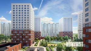 1-к квартира, строящийся дом, 41м2, 11/18 этаж