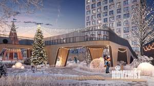 2-к квартира, строящийся дом, 57м2, 17/25 этаж