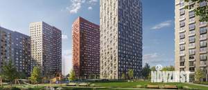 1-к квартира, строящийся дом, 36м2, 2/25 этаж